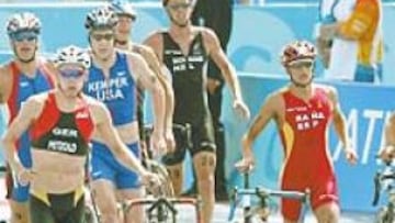 <b>DETERMINANTE</b>. El segundo sector fue clave para las aspiraciones del español, que falló con la bicicleta.