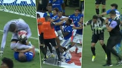 Wild scenes: massive brawl erupts in Brazil’s Cruzeiro-Atlético Mineiro derby