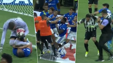 Wild scenes: massive brawl erupts in Brazil’s Cruzeiro-Atlético Mineiro derby