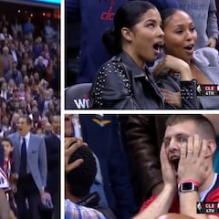 LeBron empata el partido y deja estas caritas en la grada