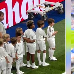 El hijo de Kim Kardashian pisa el césped del Bernabéu y su madre se vuelve loca: “Lunática”
