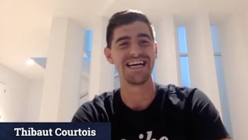 Le preguntan por la seguridad de tener a Ramos y Courtois le manda un recadito