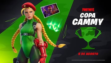 Anuncio oficial de la Copa Cammy en Fortnite