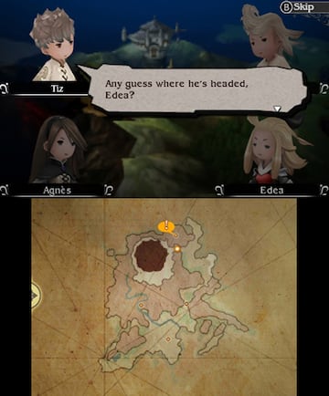 Captura de pantalla - Bravely Default: Flying Fairy (3DS)