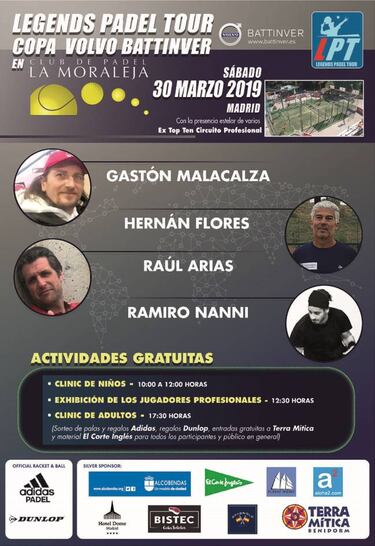 Clinic gratuito en La Moraleja
a cargo de cuatro leyendas