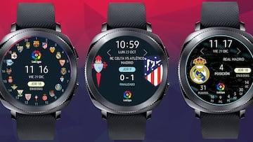 Los Samsung Gear estrenan esferas de LaLiga