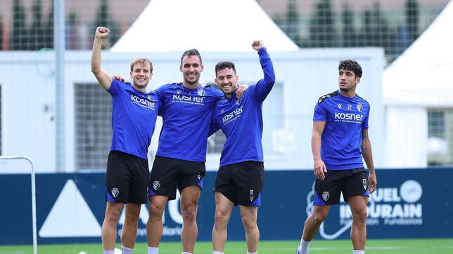 Osasuna se prepara para recibir al Barcelona