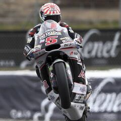 Zarco se luce en el homenaje a Salom y Rins vuelve a ser líder