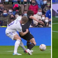 Catálogo de penaltis con polémica en el Bernabéu: tres pitados, dos intervenciones del VAR...