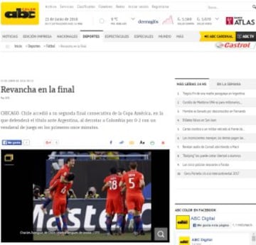 La prensa de Sudamérica se rinde ante la Roja