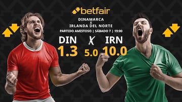 Dinamarca vs. Irlanda del Norte: horario, dónde ver, pronósticos y estadísticas