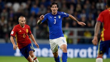 Alessio Romagnoli contra España.