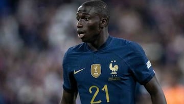 PARIS, FRANCE - SEPTEMBER 22: Ferland Mendy of France during the UEFA Nations League League A Group 1 match between France and Austria at Stade de France on September 22, 2022 in Paris, France. (Photo by Sebastian Frej/MB Media/Getty Images)