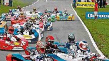 <b>BENÉFICO, PERO MENOS. </b>El encuentro, organizado por Felipe Massa, contó con duras batallas.