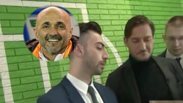 Totti reniega de Spalletti: alabó a todos menos al entrenador