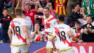 Lejeune celebra su gol al Betis.