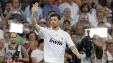 Xabi Alonso en su presentación