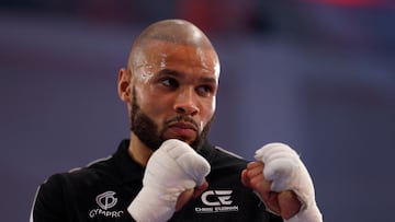 Boxing - Chris Eubank Jr and Conor Benn Media Workout - The Pelligon, London, Britain - April 23, 2025 Chris Eubank Jr during his workout Action Images via Reuters/Andrew Couldridge