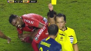 El defensor recibió la tercera amarilla en la fase de grupos de la Copa Libertadores y quedó descartado para la ida.