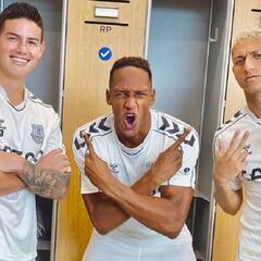 Yerry Mina, feliz porque James se queda en Everton