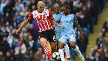 Oriol Romeu contra el Manchester City. 