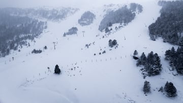 Grandvalira - Grau Roig, nevado, el domingo 8 de diciembre del 2024.