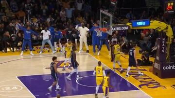 La acción de Luka que aún no habíamos visto: todo su banco con las manos en la cabeza