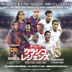 Habrá Clásico de leyendas en Japón