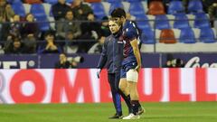 22/11/19 PARTIDO PRIMERA DIVISION
 LEVANTE UD - RCD MALLORCA  
 LESION GONZALO MELERO