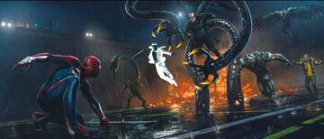 El arte oficial de Marvel's Spider-Man que no habíamos visto
