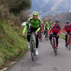 El Euskadi Murias entrena el final de la Vuelta al País Vasco