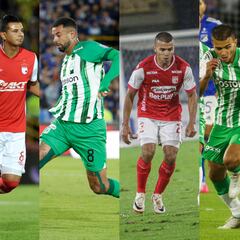 Jugadores que han vestido la camiseta de Santa Fe y Atlético Nacional