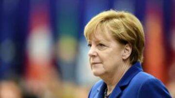 La Canciller alemana Angela Merkel, durante la cumbre del G20 de Turqu&iacute;a donde se han tratado los ataques terroristas del viernes 13 de noviembre en Par&iacute;s