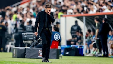 Simeone, en la Supercopa de España en Yeda en 2026.