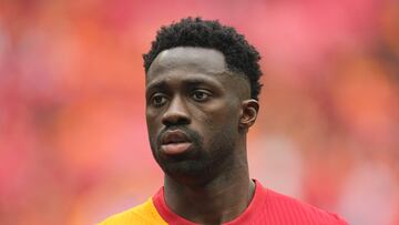 ISTANBUL, TURKEY - MAY 19: Davinson Sanchez of Galatasaray looks on during the Turkish Super League match between Galatasaray and Fenerbahce at Rams Park on May 19, 2024 in Istanbul, Turkey. (Photo by Ulrik Pedersen/DeFodi Images via Getty Images)