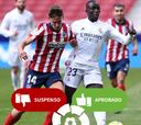 Aprueba o suspende el partido de los jugadores del Atlético