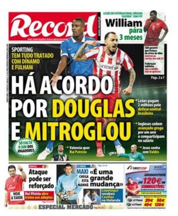 Portadas de la prensa deportiva