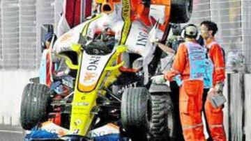 Retirada del coche de Piquet