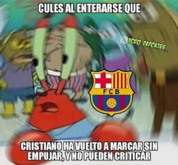 Cristiano y el Barça protagonistas de los memes más divertidos