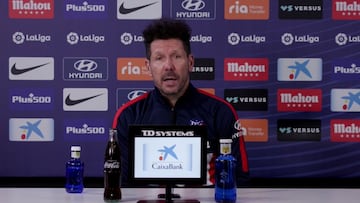 Simeone, sobre el partido de Champions: "Es un momento difícil, jugaremos dónde sea"