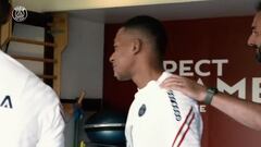 ¿Mucho ego? La llamativa reacción de Mbappé al ser superado en un ejercicio