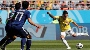 Juan Fernando Quintero y su gol a Japón