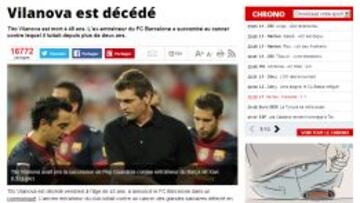 El fútbol mundial se suma al luto por la muerte de Tito Vilanova
