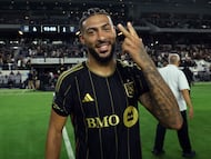 El futbolista gabonés compartió una publicación horas después de que se diera a conocer que el club LAFC rechazara una oferta de Inter Miami por el goleador.