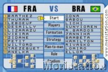 International Superstar Soccer Advance (Nintendo GameBoy)