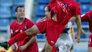 <b>ESTRELLA. </B>Pachón refrendó su buen momento marcando todos los goles del Getafe en Tenerife. El final de temporada del madrileño ha sido excecpional.