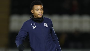 Óscar Cortés, jugador colombiano del Rangers FC