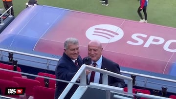 Joan Laporta overjoyed moment before Camp Nou reopens