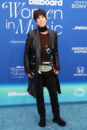 Diane Warren durante los Billboard Women in Music Awards.