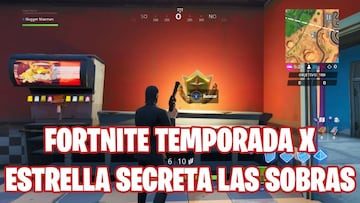 Fortnite Battle Royale - Temporada X: estrella de batalla secreta de Las sobras